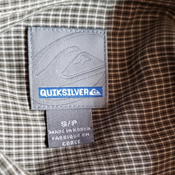 Quiksilver Green Plaid Longsleeve Shirt - Picture 4 of 5